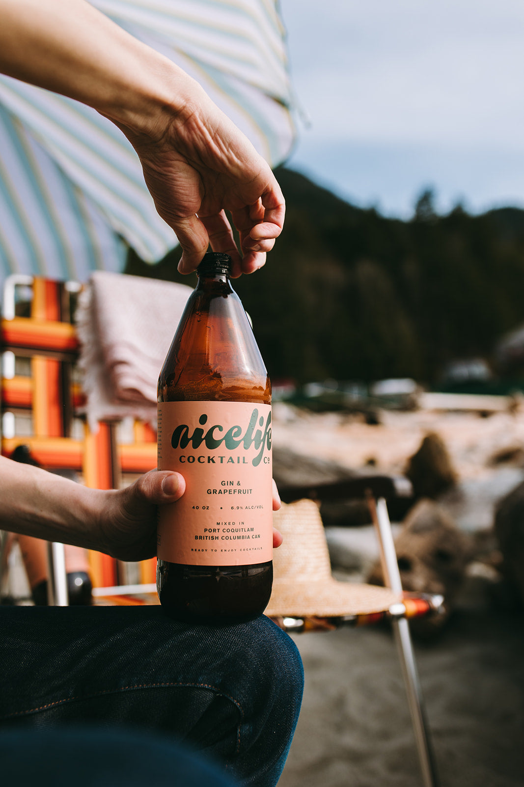 40oz Gin & Grapefruit Juice - Case