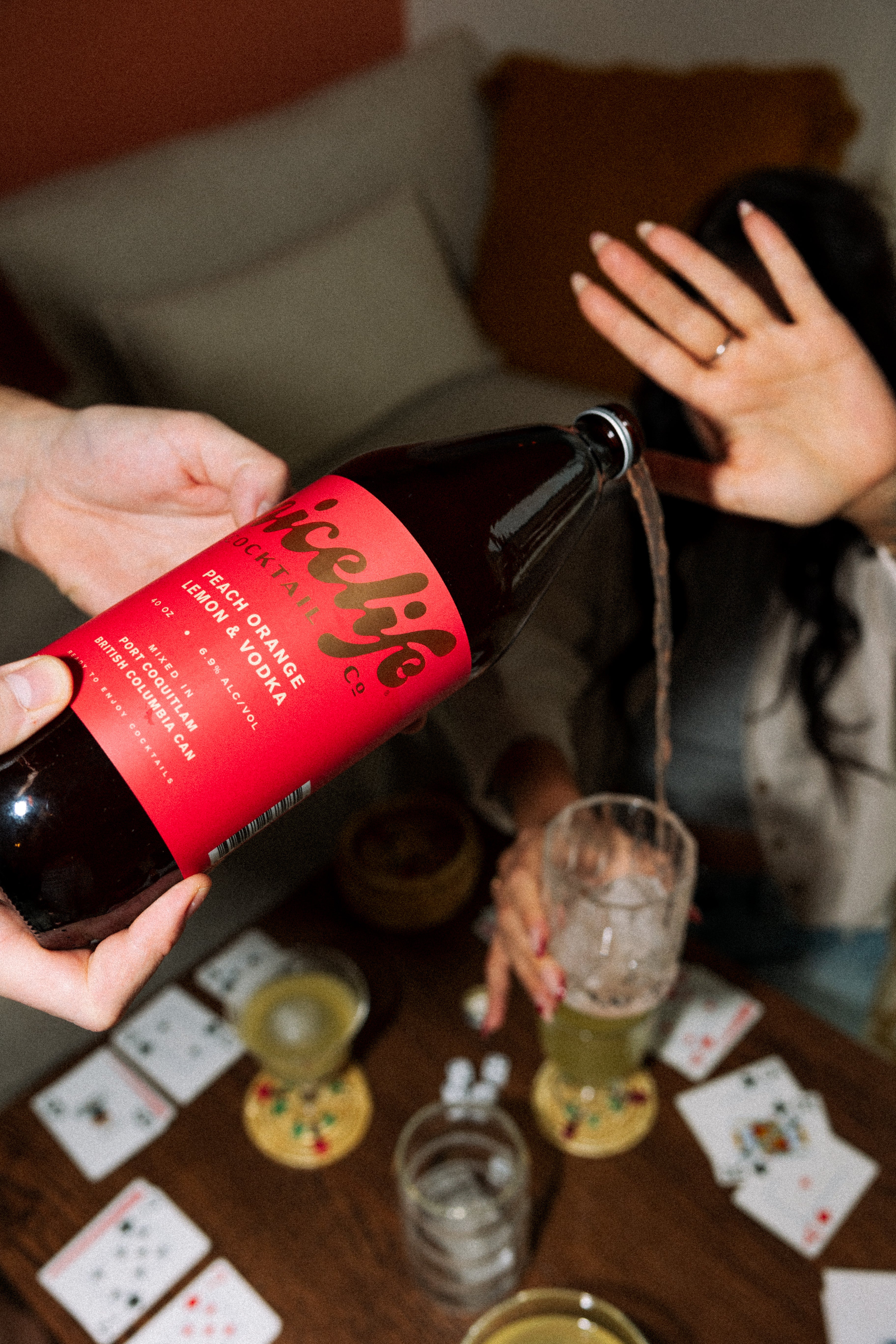 40oz Peach Orange Lemon & Vodka - Case