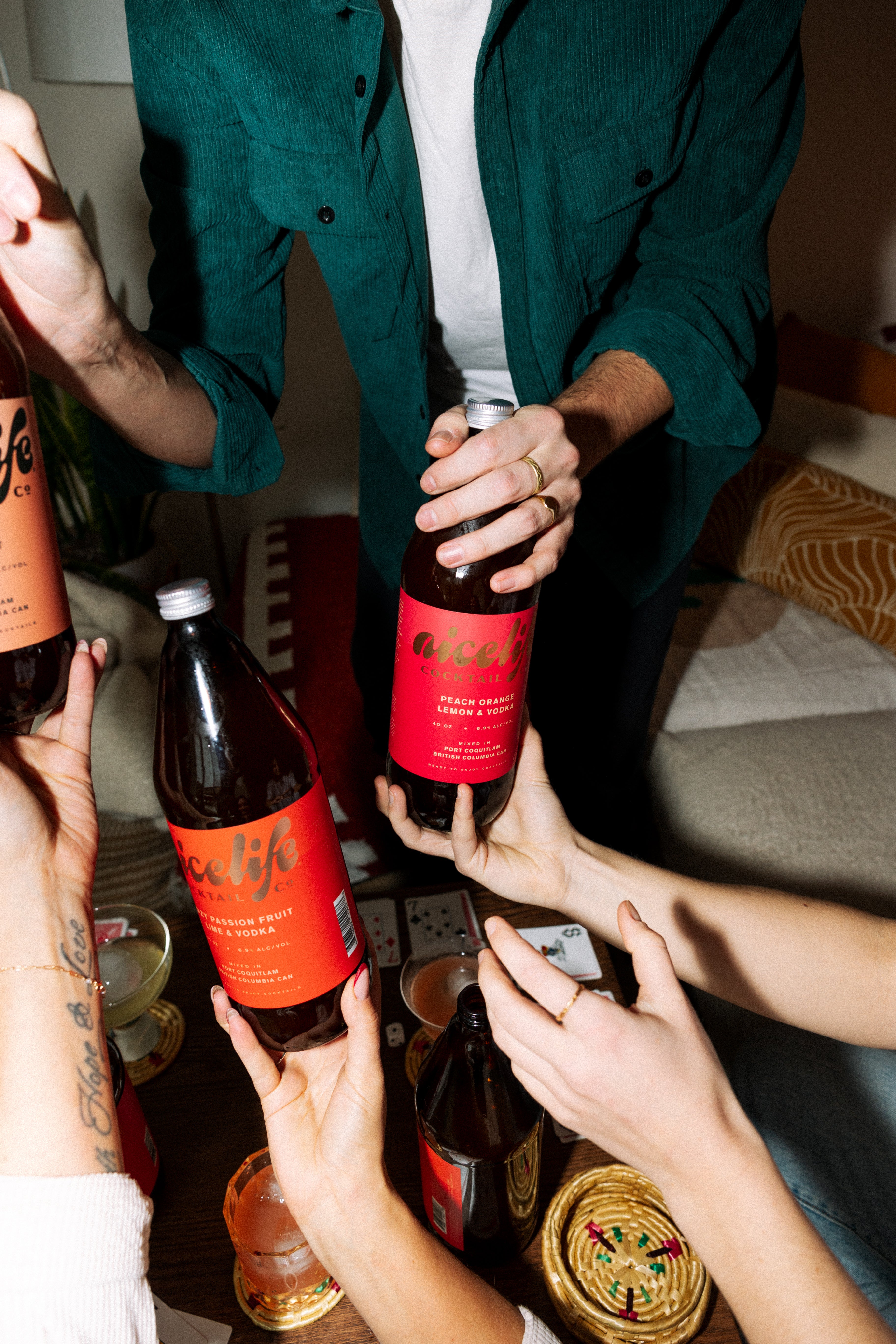 40oz Hazy Passion Fruit Lime & Vodka - Case