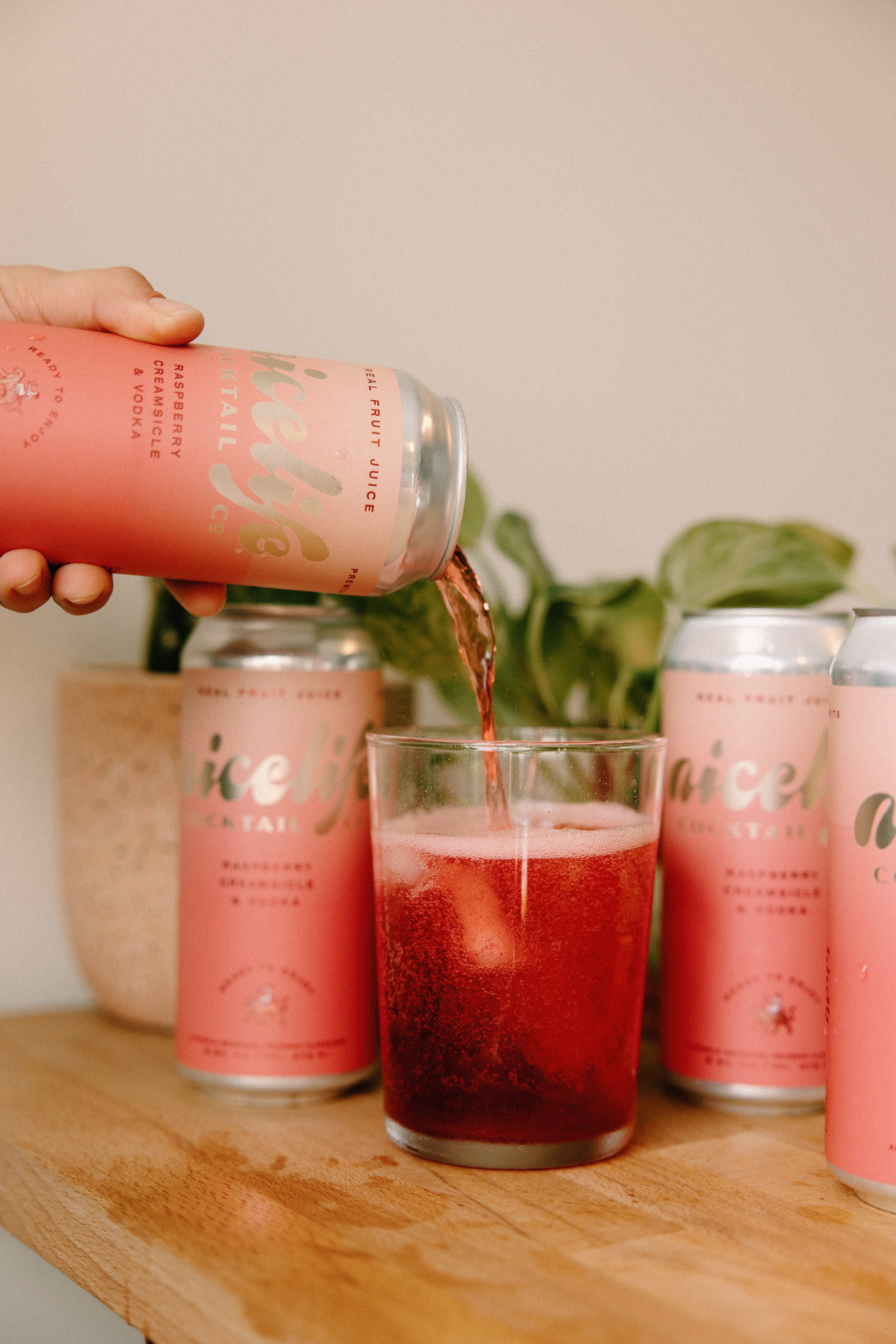 Raspberry Creamsicle and Vodka