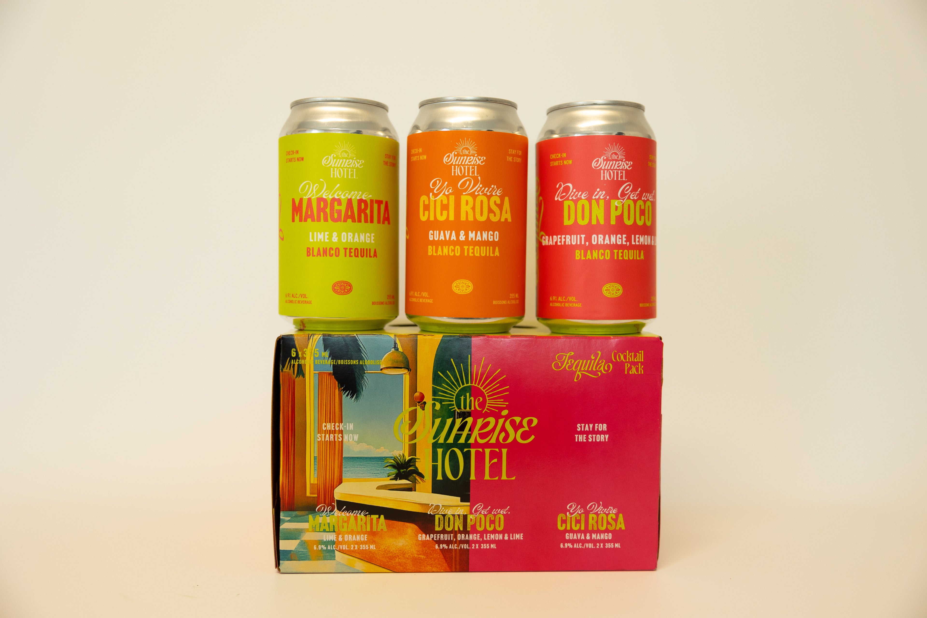 Sunrise Hotel Tequila Mix Pack