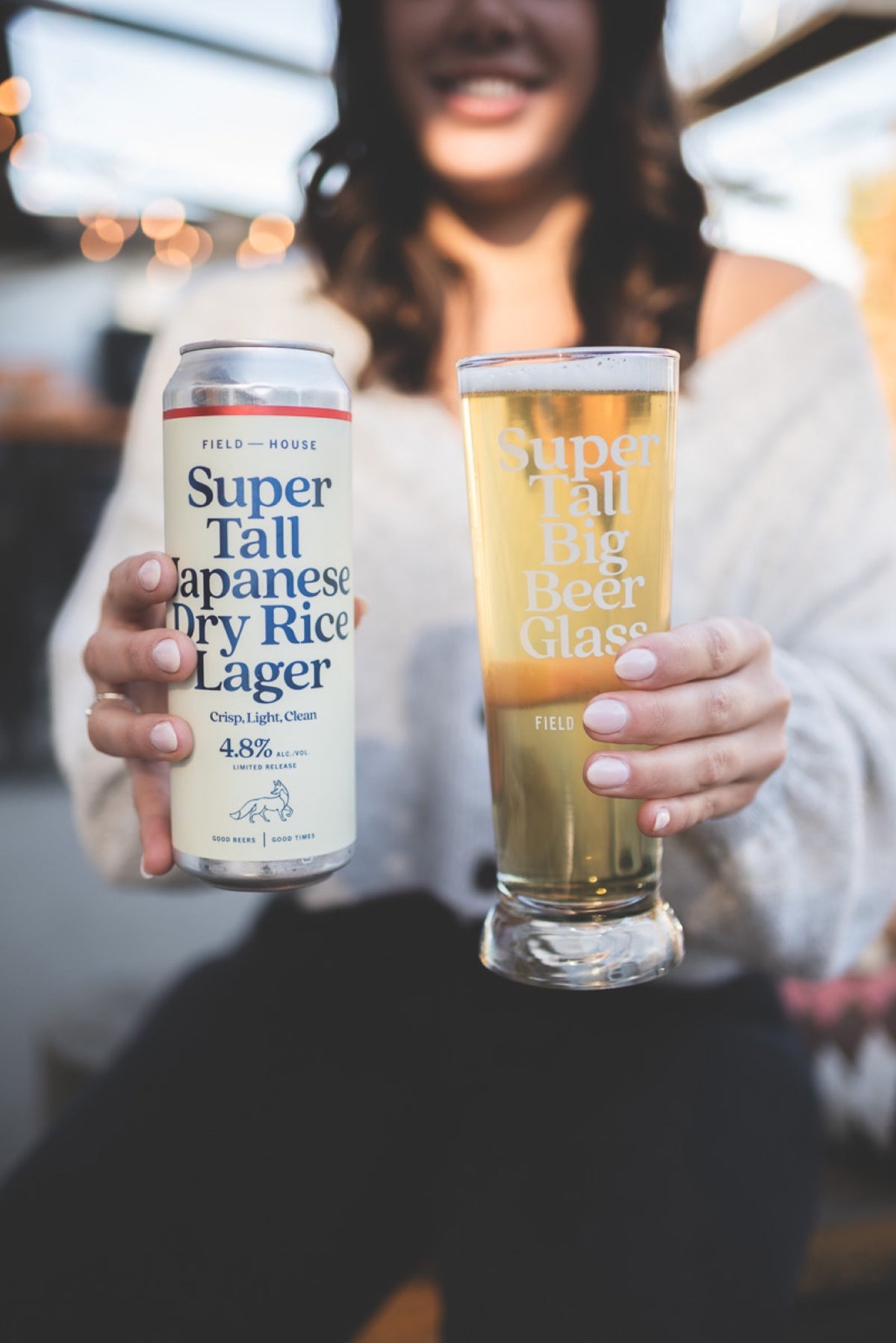 Super Tall Japanese Dry Rice Lager
