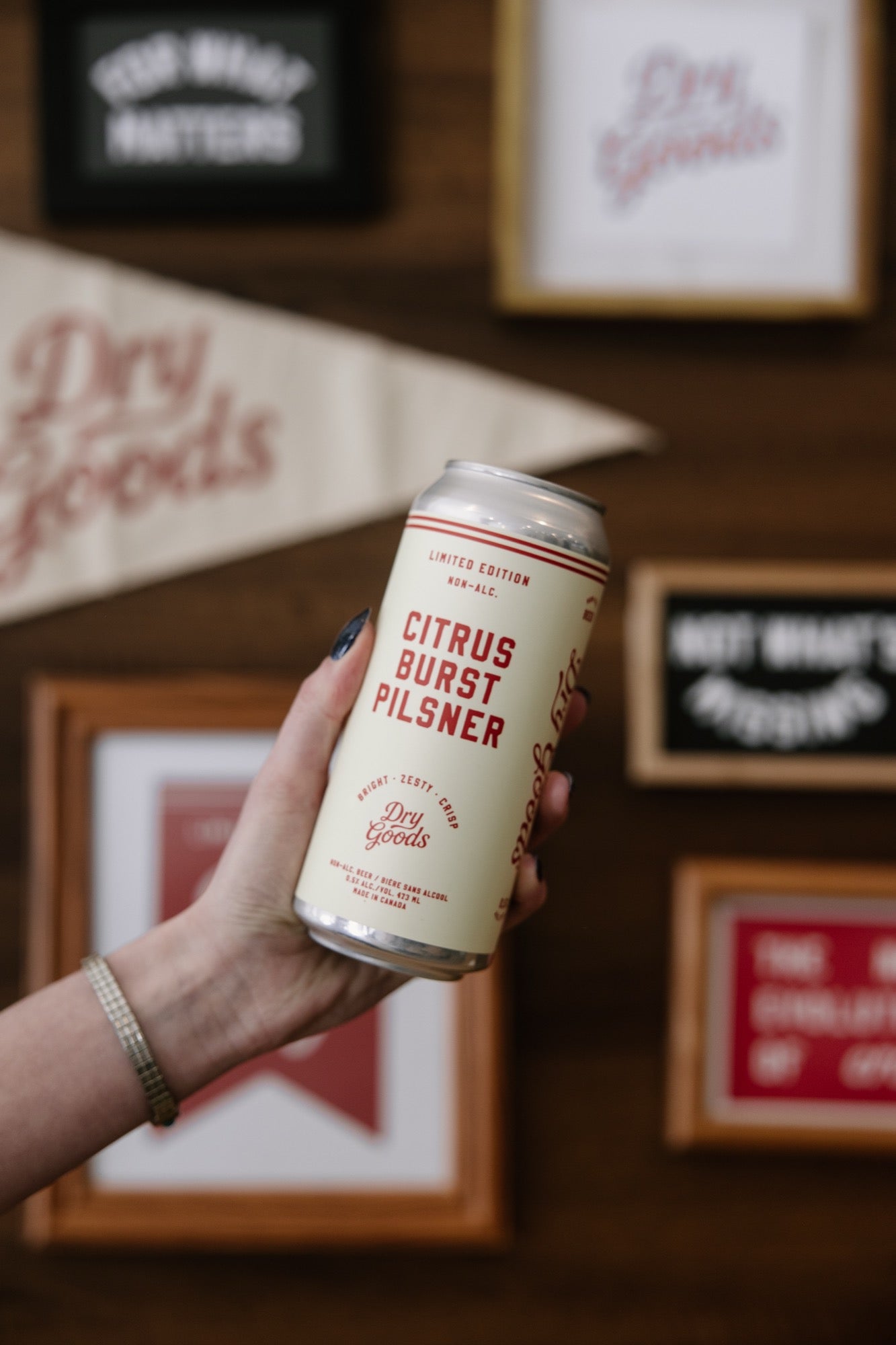 Dry Goods Citrus Burst Pilsner Non-Alc