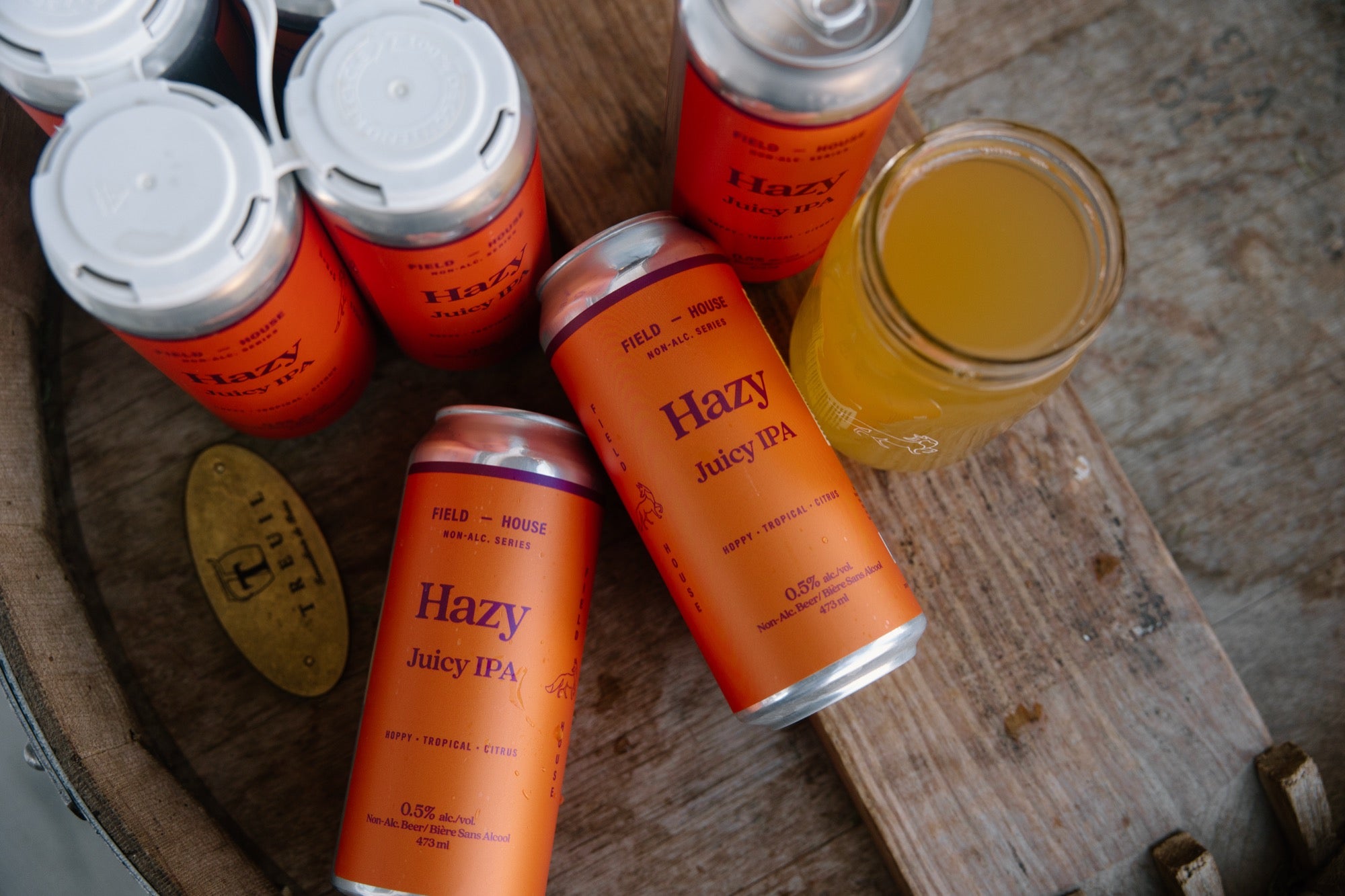 Hazy Juicy IPA Non-Alc Beer