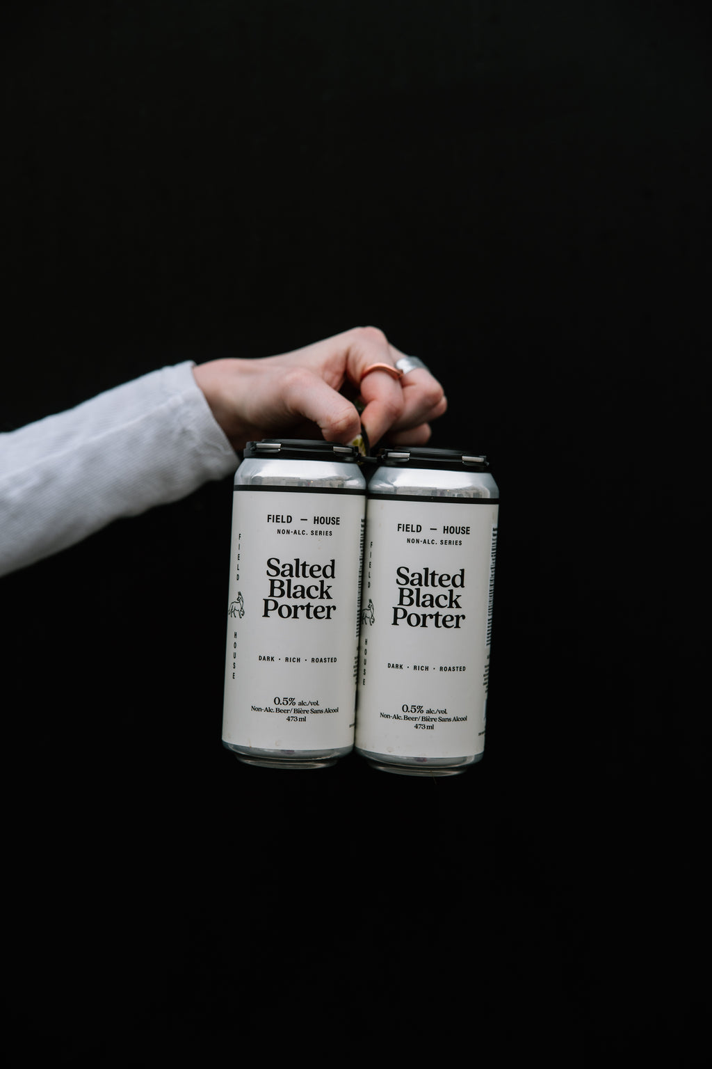 Salted Black Porter Non-Alc Beer