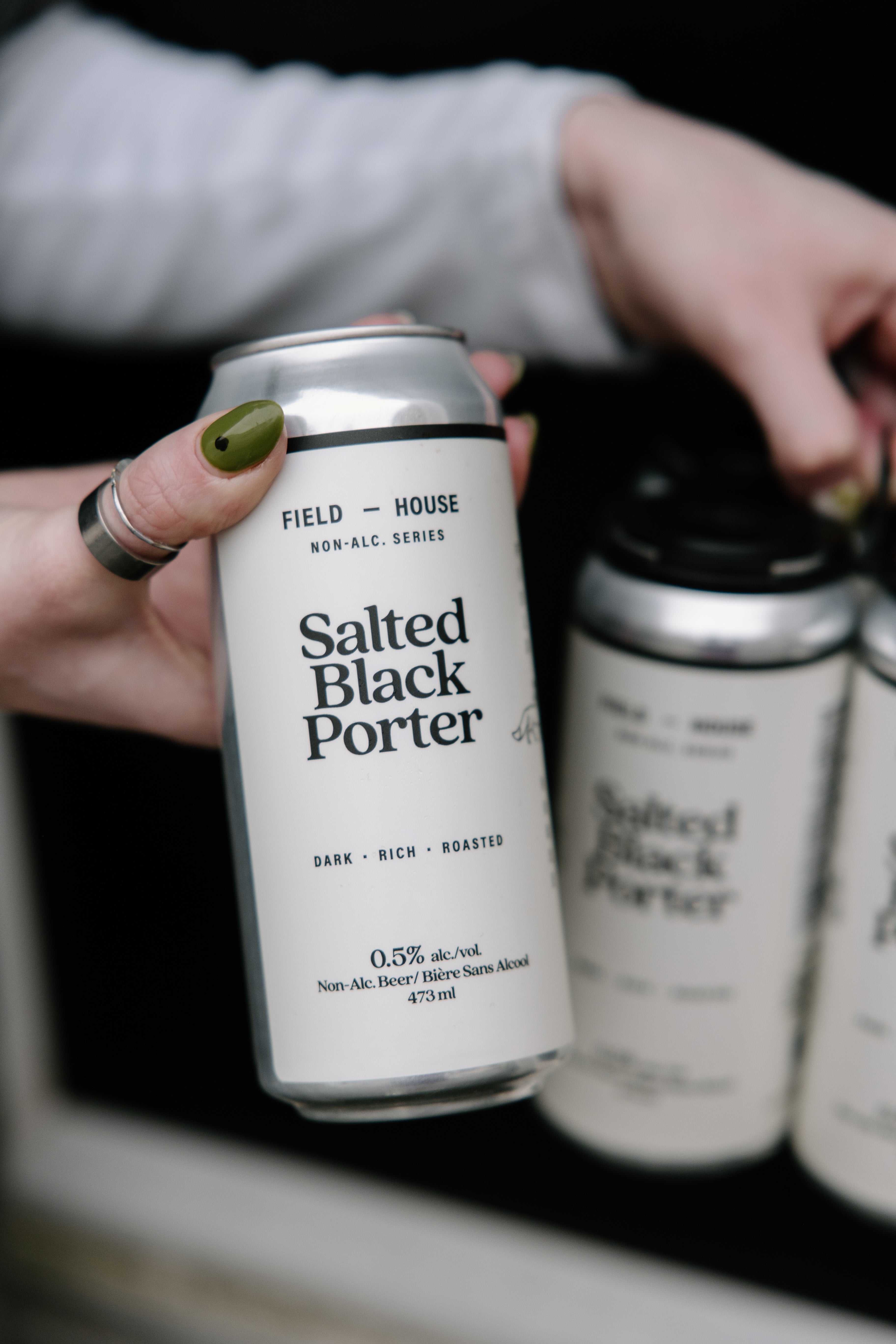 Salted Black Porter Non-Alc Beer