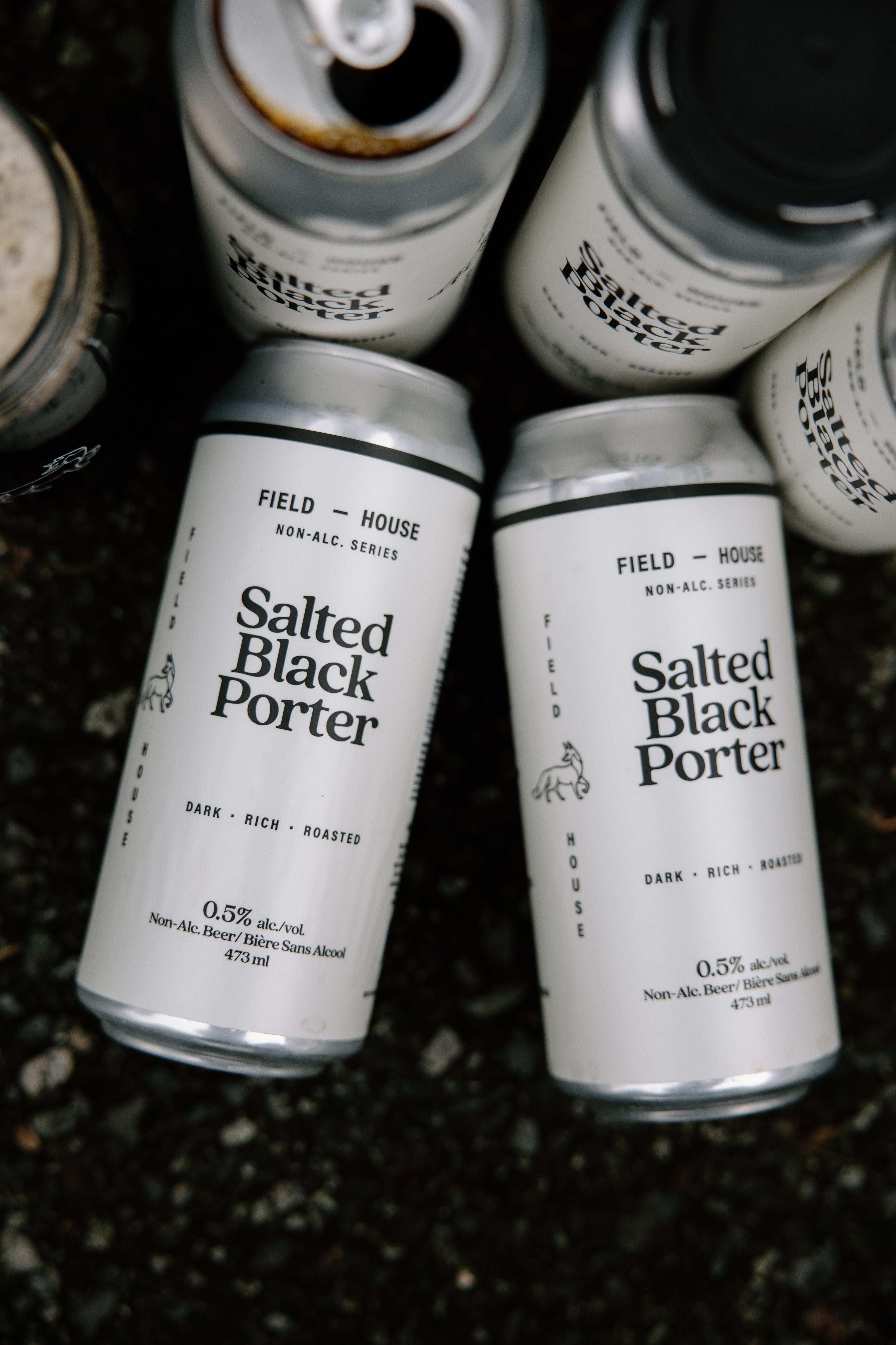 Salted Black Porter Non-Alc Beer