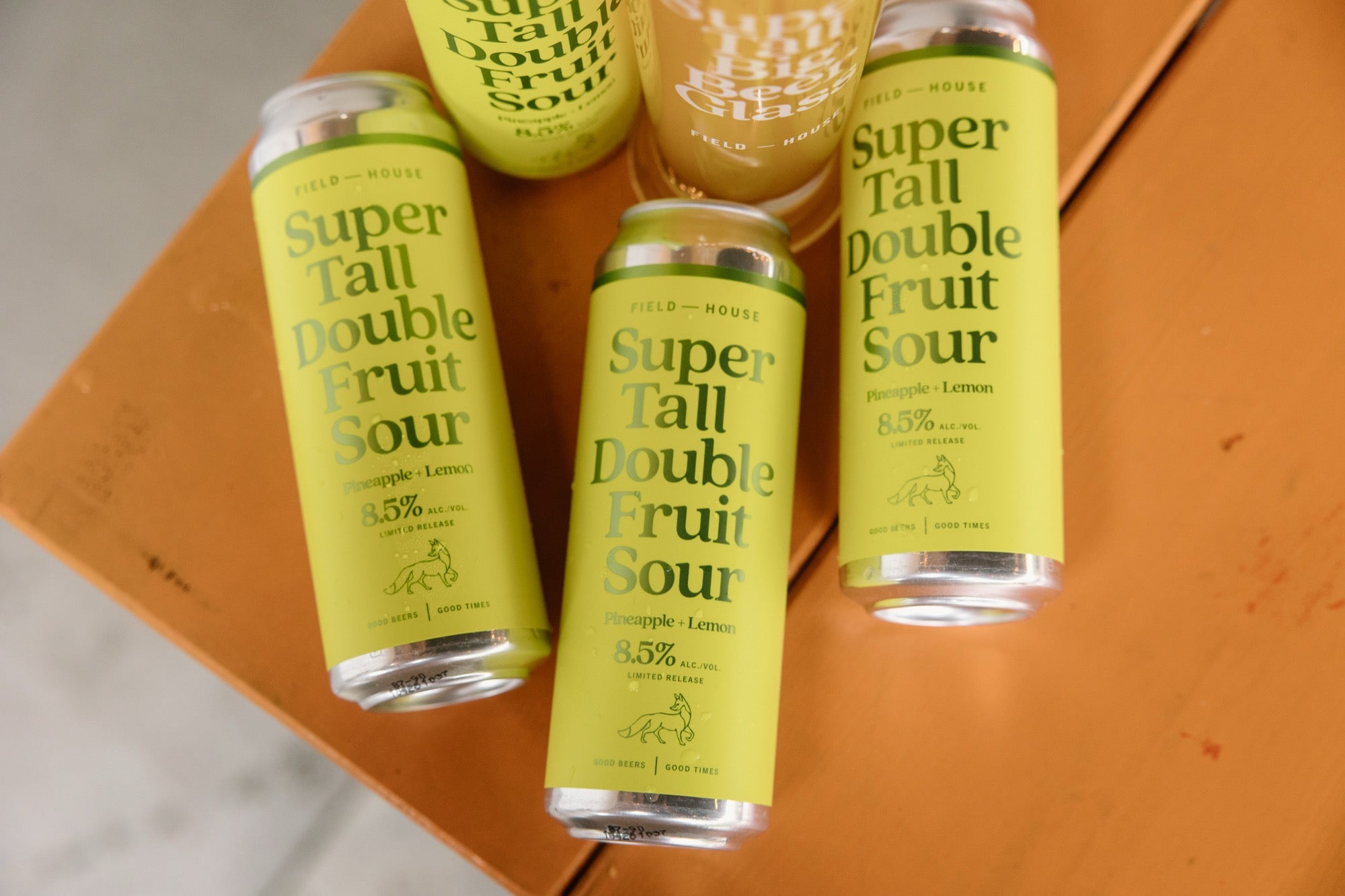 Super Tall Double Fruit Sour Pineapple + Lemon