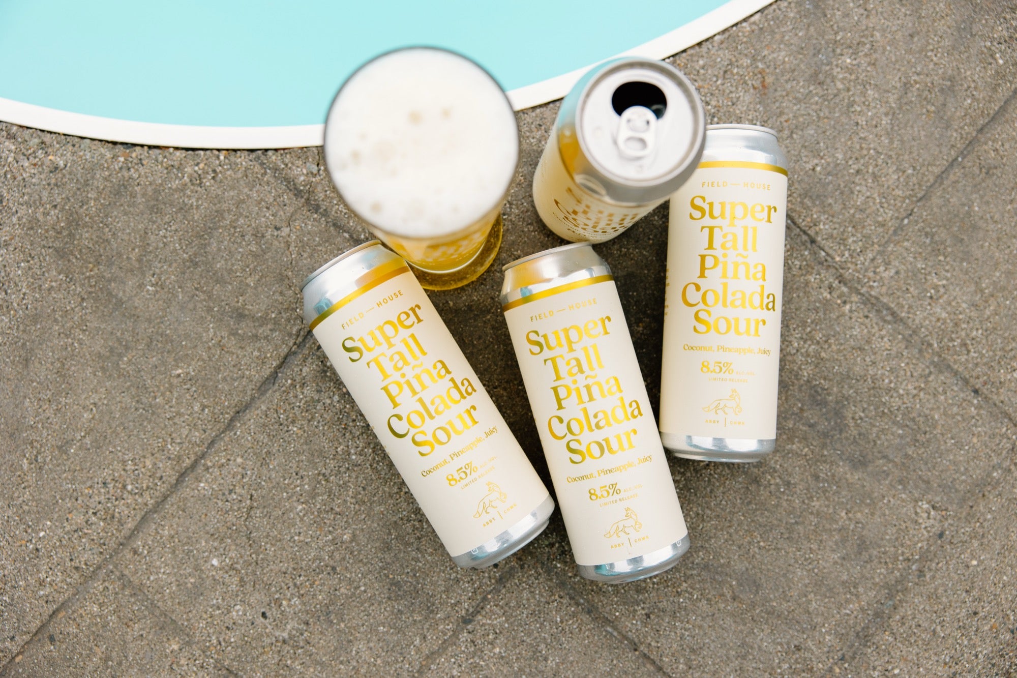 Super Tall Pina Colada Sour