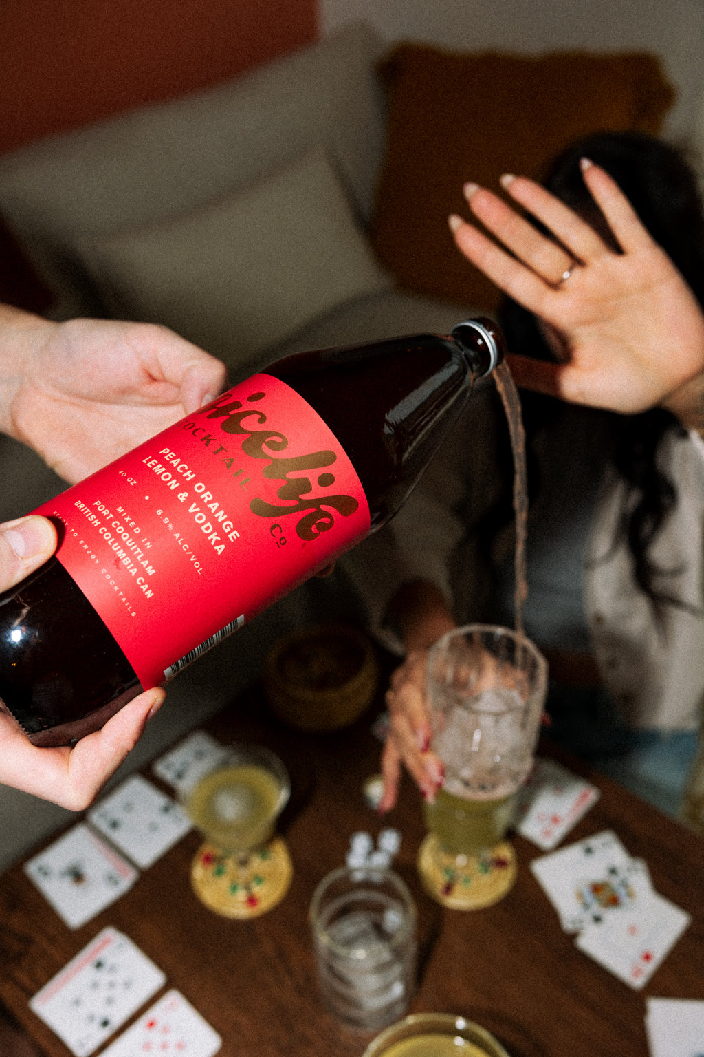 40oz Peach Orange Lemon & Vodka - Case