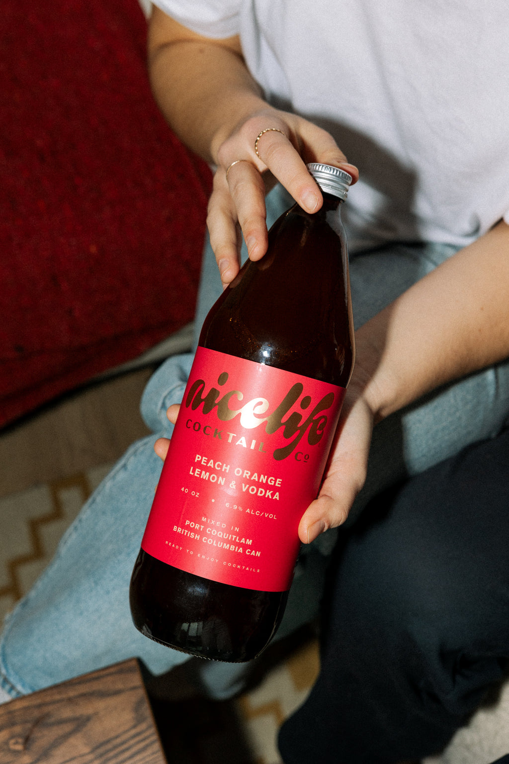 40oz Peach Orange Lemon & Vodka - Case