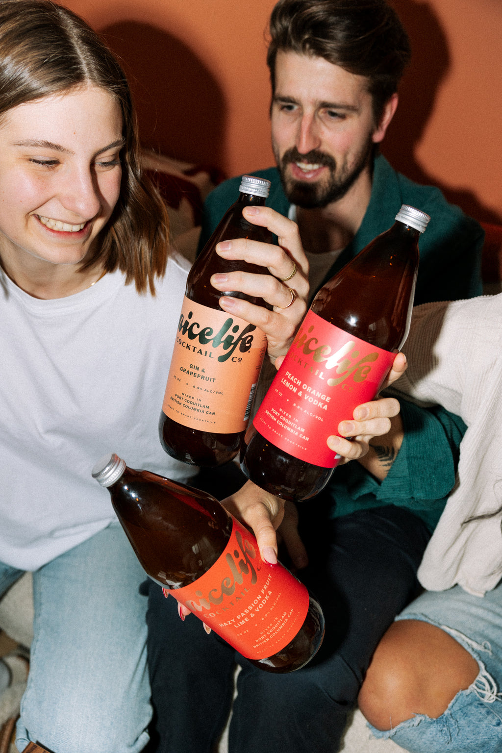 40oz Hazy Passion Fruit Lime & Vodka - Case