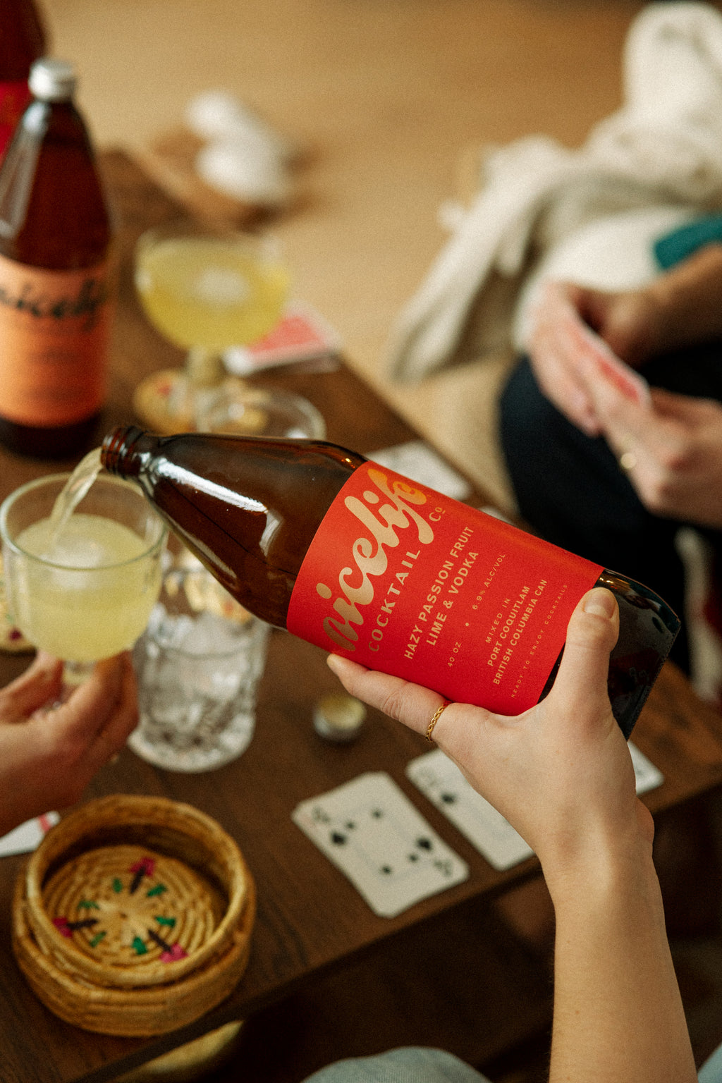 40oz Hazy Passion Fruit Lime & Vodka - Case