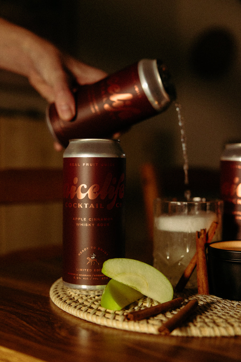 Apple Cinnamon Whisky Sour