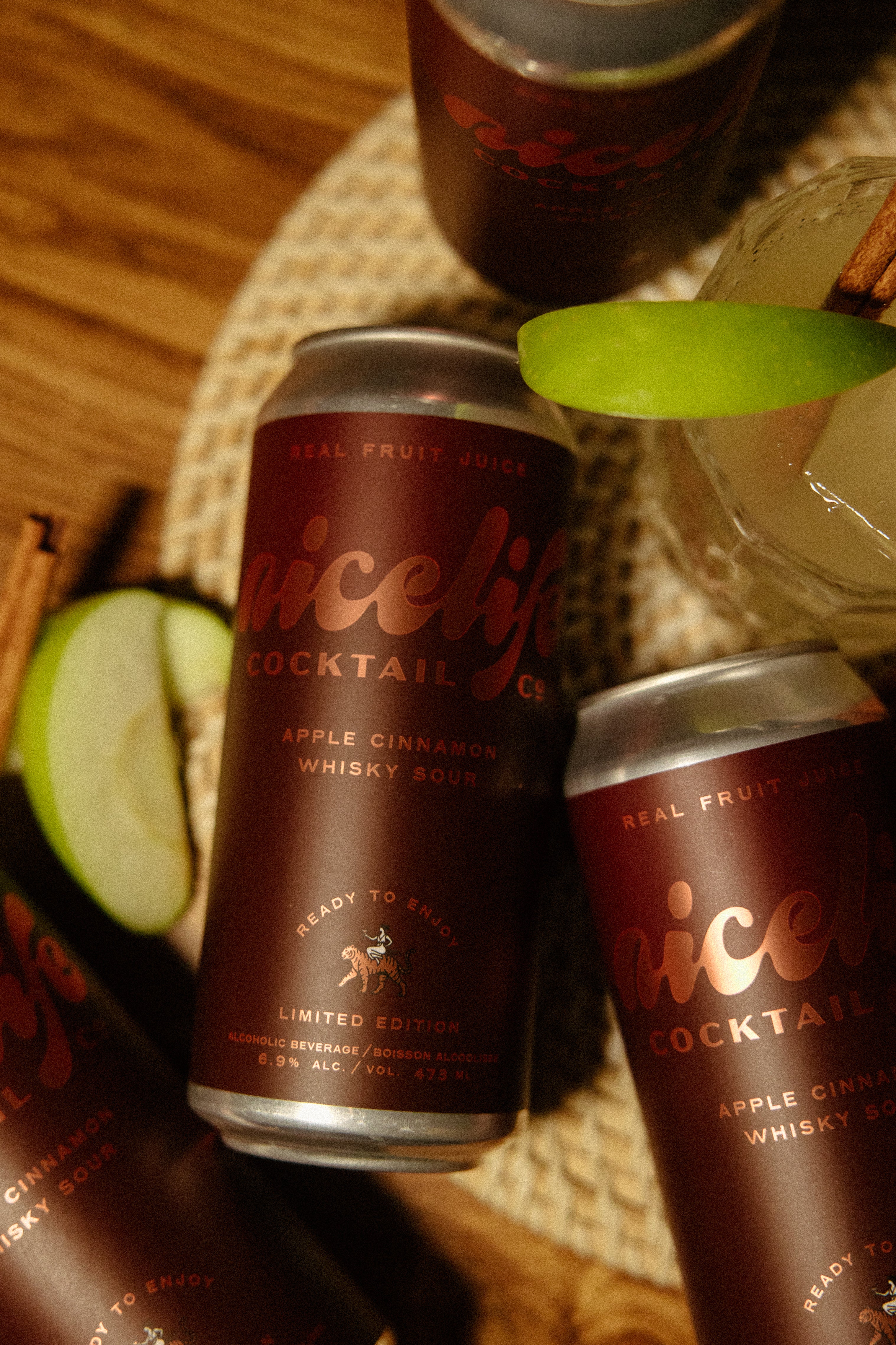 Apple Cinnamon Whisky Sour