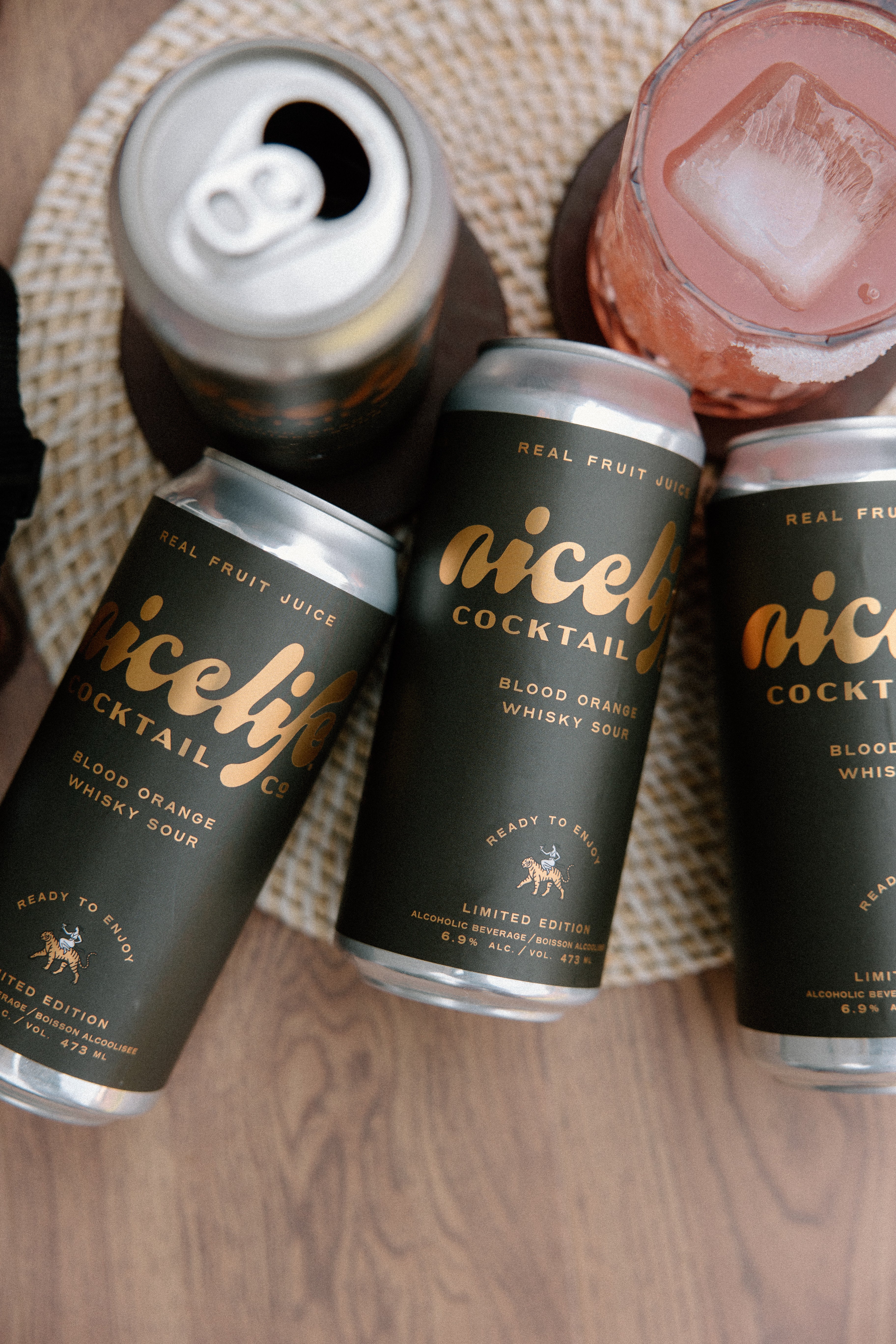 Blood Orange Whisky Sour