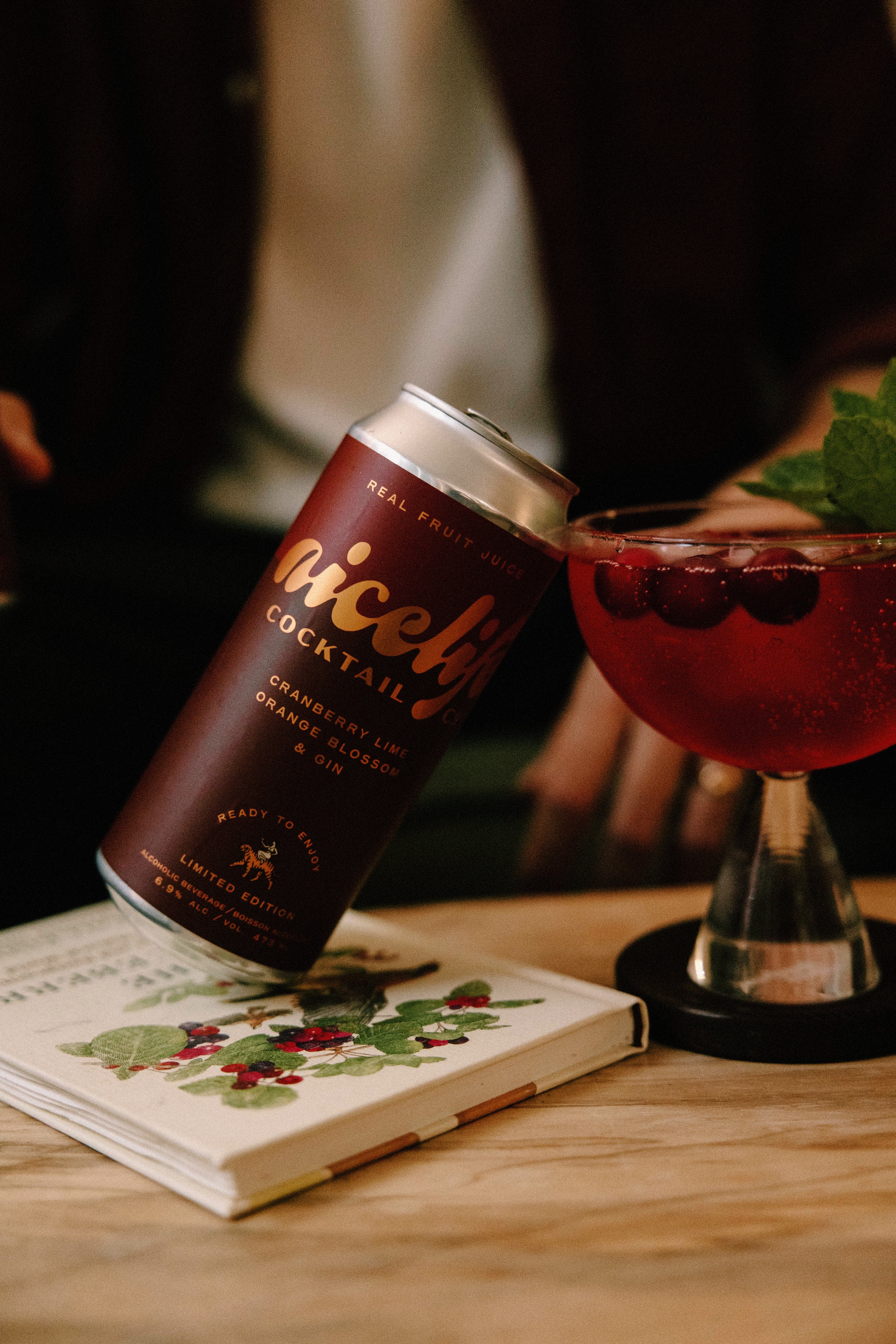 Cranberry Lime Orange Blossom & Gin