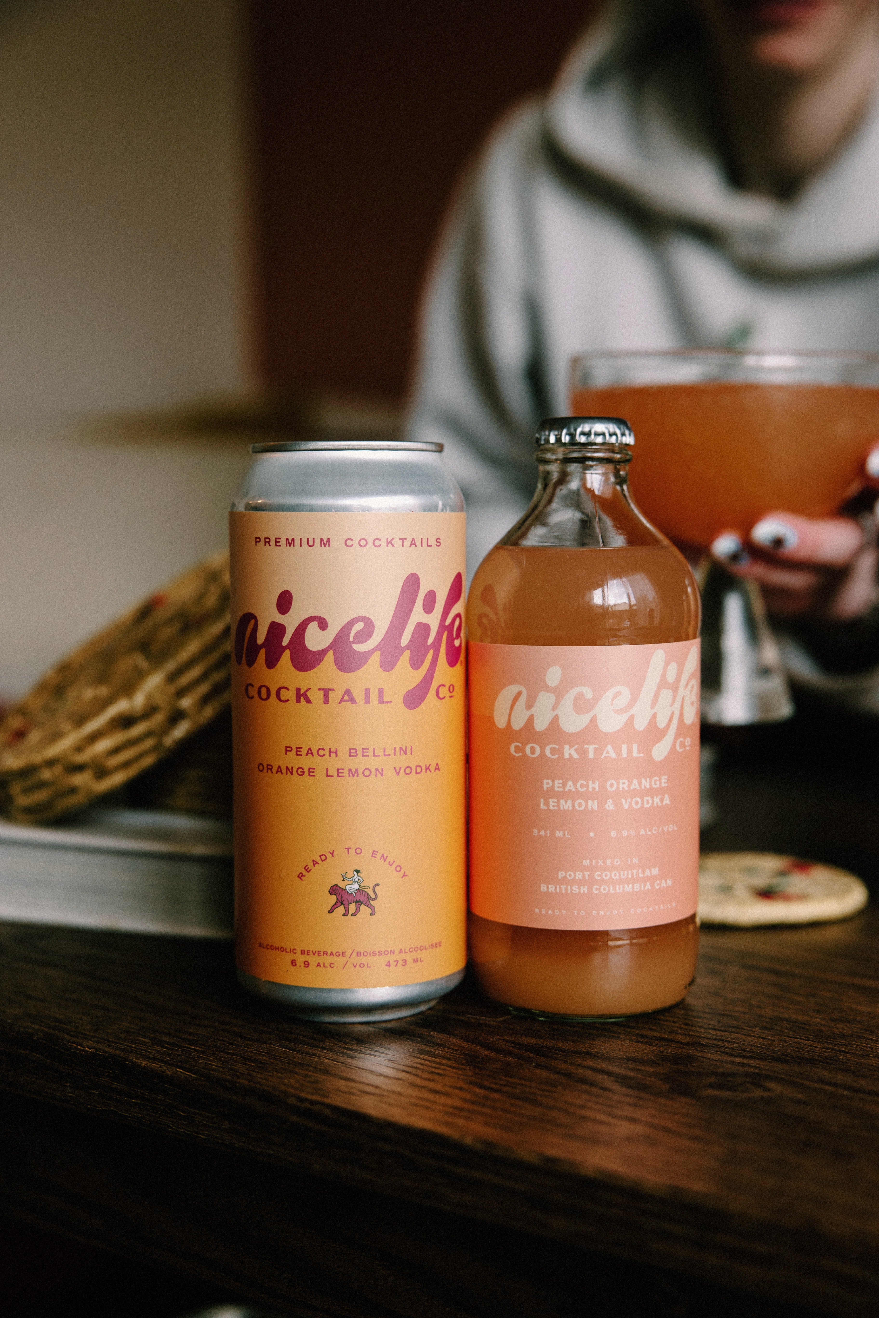 Peach Bellini Orange Lemon & Vodka