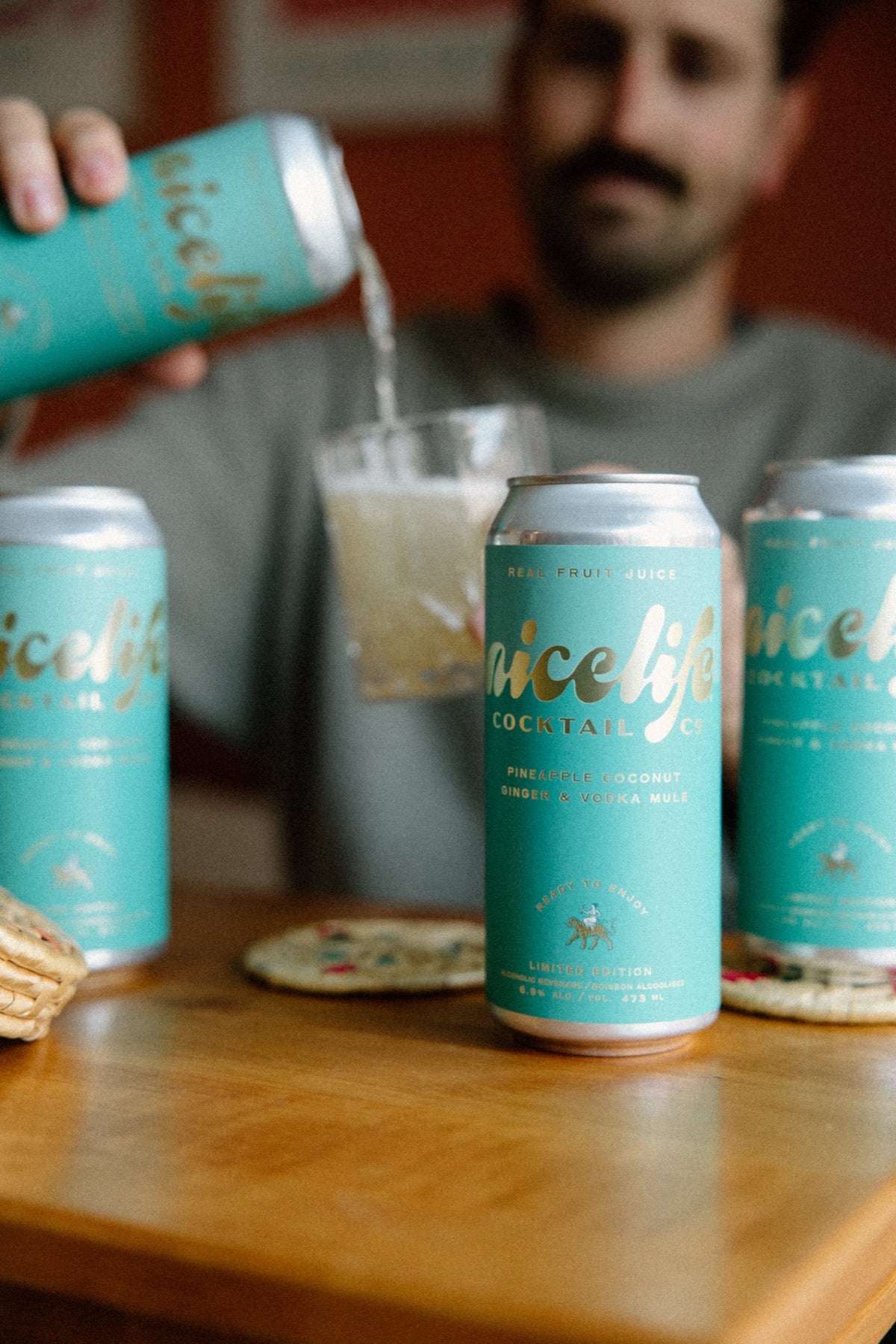 Pineapple Coconut Ginger & Vodka Mule