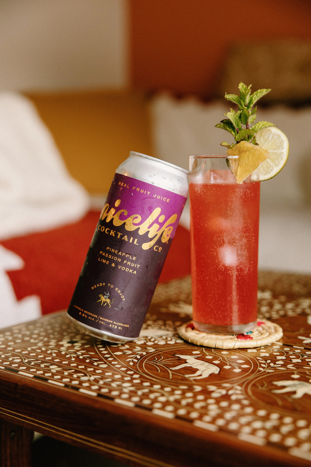 Pineapple Passion Fruit Lime & Vodka