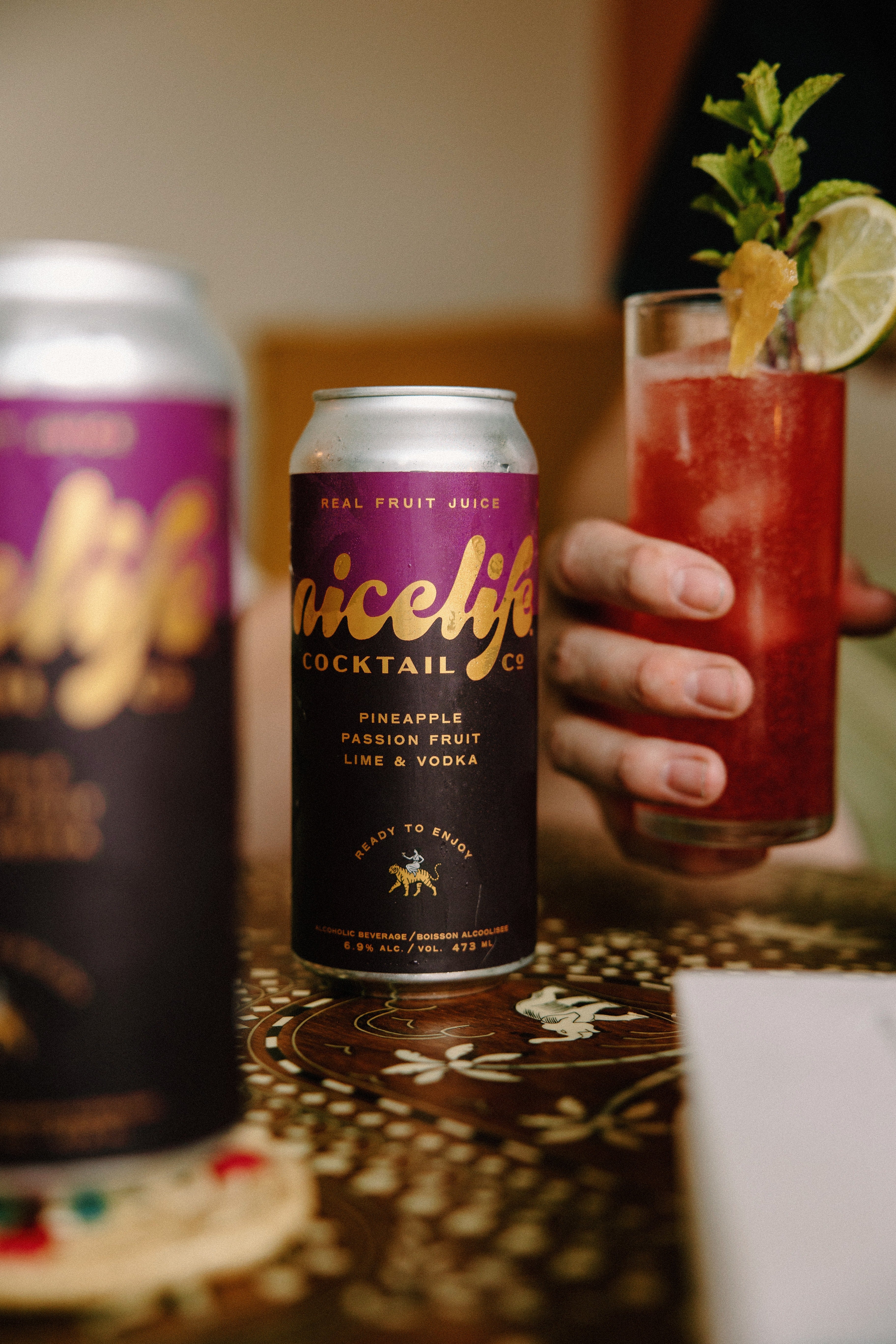 Pineapple Passion Fruit Lime & Vodka