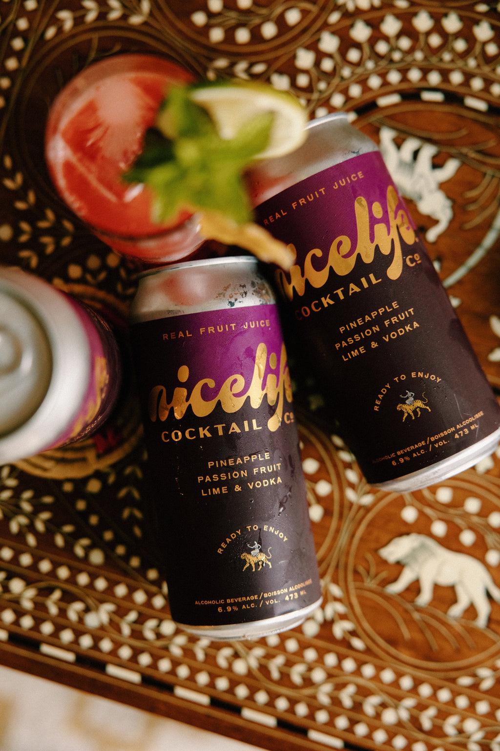 Pineapple Passion Fruit Lime & Vodka