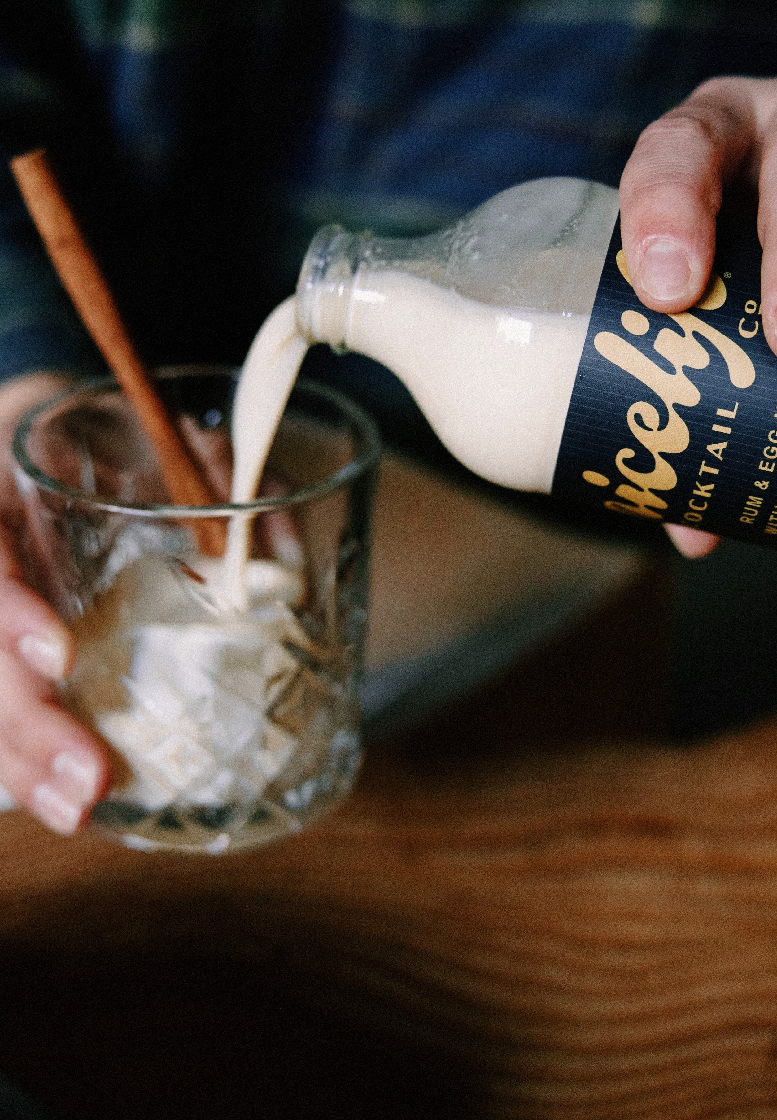 Rum & Eggnog with Tonka Bean