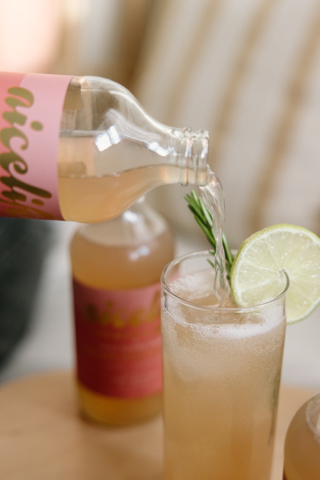 Vineyard Rose Gin & Lime